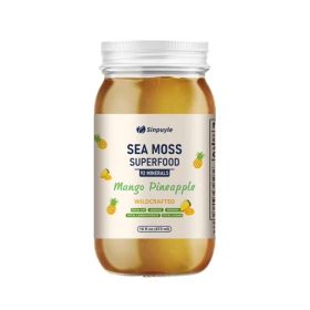 Wildcrafted Sea Moss Gel - 16 Fl Oz - Mango Pineapple Flavor - 92 Essential Minerals - Superfood For Immune & Digestive Support (Option: 01)