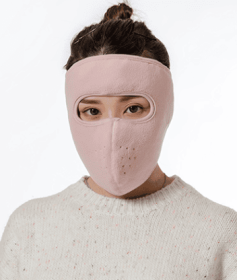Autumn and winter dust masks breathable warm and cold (Option: Pink)