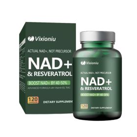 NAD Supplement With Resveratrol -120 Capsules, Anti-Aging Cellular Energy&Repair (Option: 01)