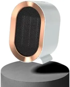 Electric Space Heater - 1200W Energy-Efficient Heater For Indoor Use. This Two-speed Portable Heater Fan Is Perfect For Offices, Providing Adjust (Option: white)