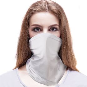 Outdoor Camouflage Desert Variety Scarf Fishing Magic Headband (Option: White-24 X48CM Free Size)