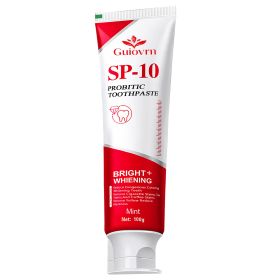 SP10 Probiotic Whitening Toothpaste Minty Freshness, Reduces Pigmentation, Protects Gums, Daily Oral Care Solution,Self-pickup Only (Option: 1 Pack)