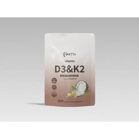 D3K2 Bone Health Softgels 300 Capsules With Clinically Validated Dosage Triple-Action Support For Joints Immunity Heart Health (Option: 300 soft capsules)