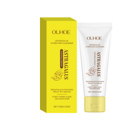 OUHOE Astragalus Cleanser, Gently Cleanses Facial Skin With Refreshing, Moisturizing And Hydrating Facial Cleanser (Option: 100g-129.2g-1.77*1.77*5.83inch)