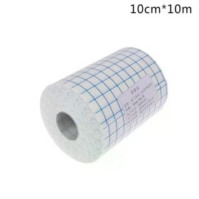 10M Non-woven Roll Tape Plaster Patch Adhesive Dressing Medical Fixed Bandage Breathable sticky wound dressing medical non-woven (Color: 10cm X 10m)